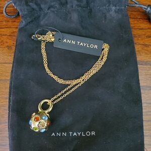 Ann Taylor 16" Sphere Sputnik Necklace